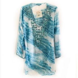 Bikini cover up tunic dress